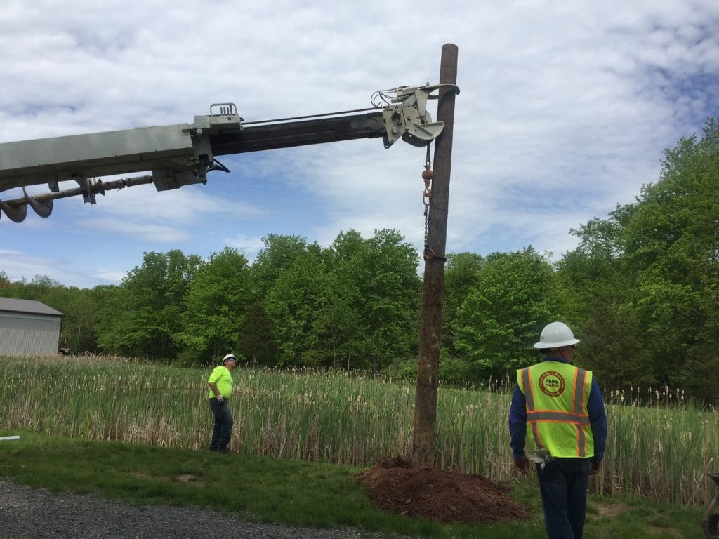 Monitoring pole setting by instructors