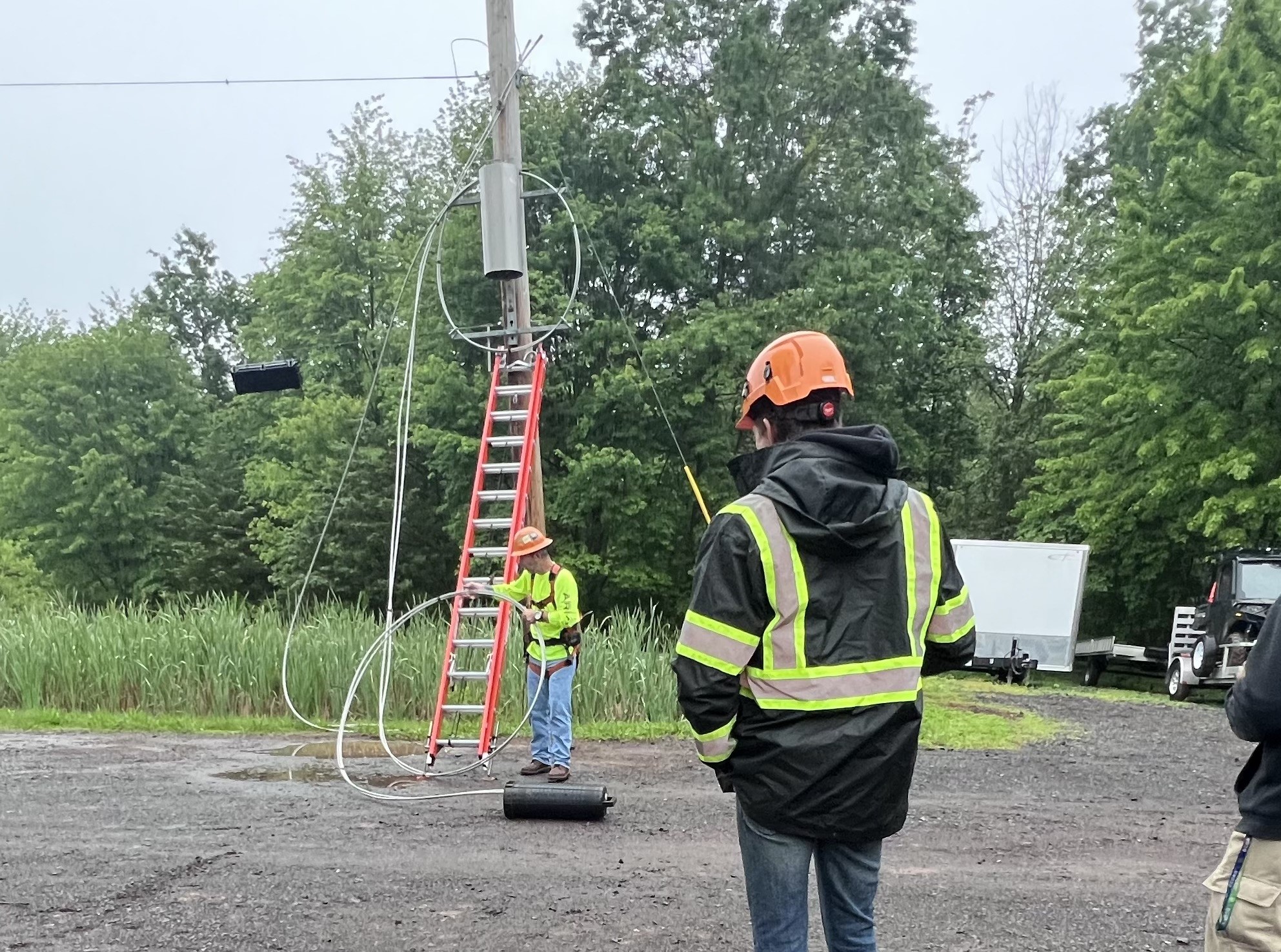 OPGW Coil Lifting Training